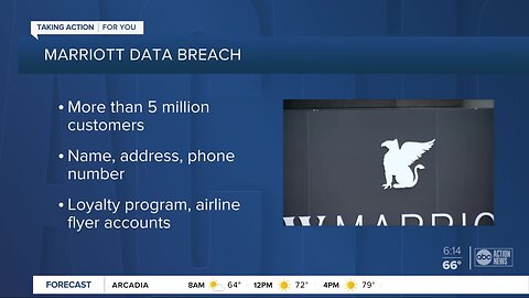 Marriott says data breach affects 5.2 million guests, does not believe credit card info was accessed