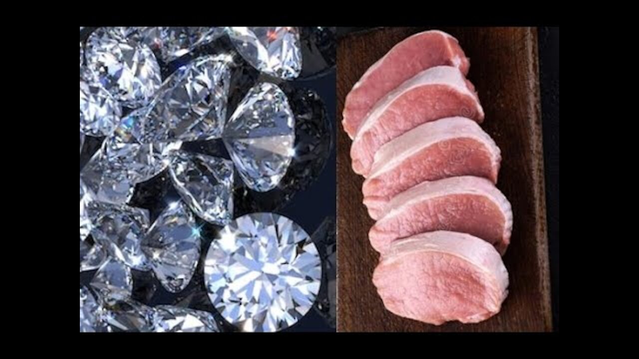 (MIAC #246​​)(MIAC #247​​)(MIAC #248​​) When Will a Piece of Pork Cost the Same as a Diamond?