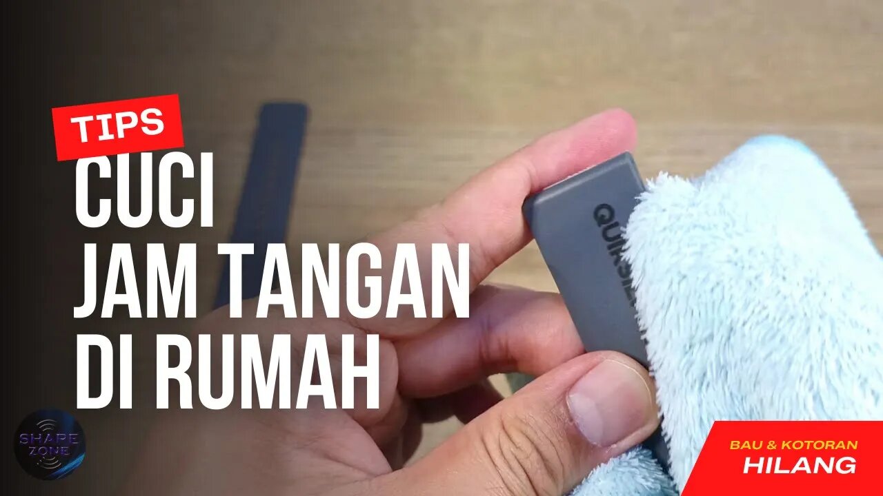 BAU DAN KOTORAN LENYAP SEMUA !!! TIPS MUDAH CUCI JAM TANGAN DI RUMAH