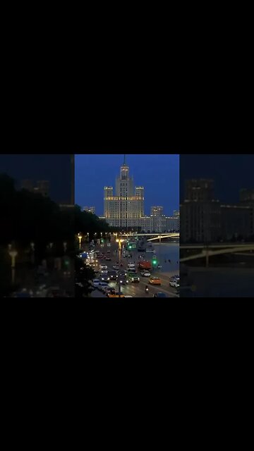 The embankment, Moscow.