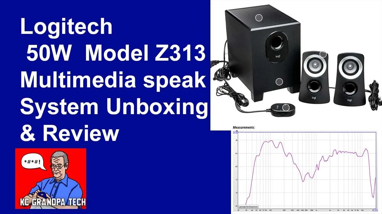 Logitech multimedia speaker system 50 watt power Unboxing and Review model Z313