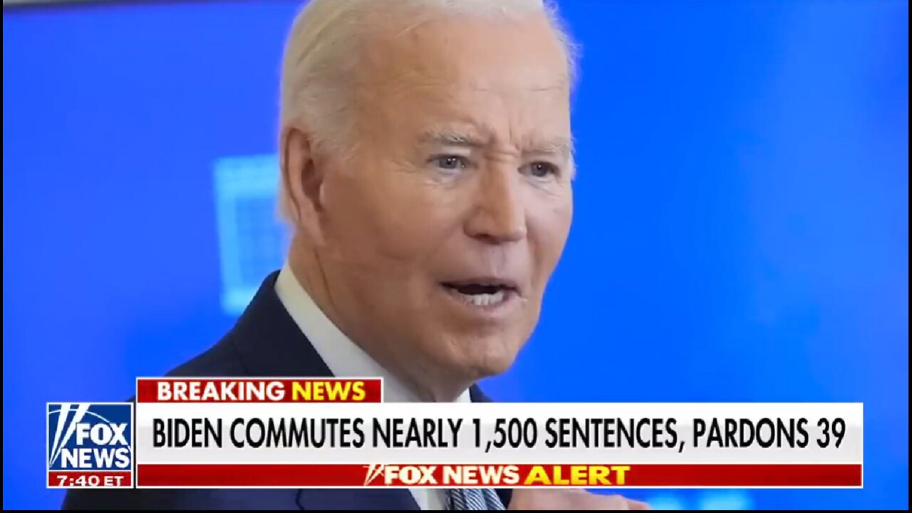 Biden commutes nearly 1,500 sentences, pardons 39