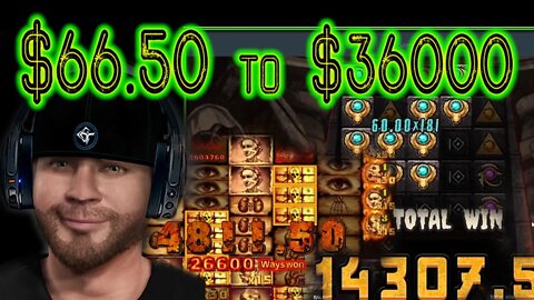 Turning $66.50 into $36k. Epic 18 hour winning stream. Top Slot Streamer performance of 2022.