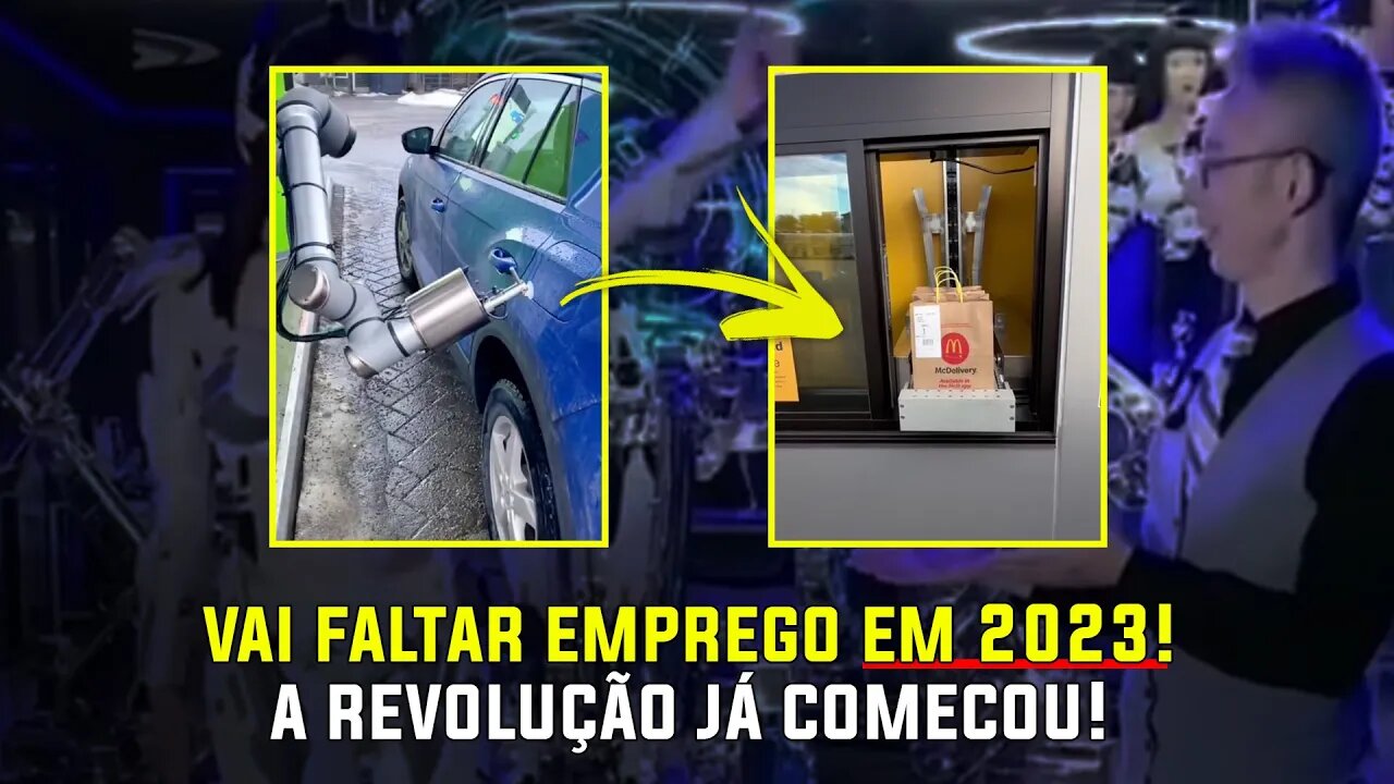 Vai faltar emprego em 2023 - A revolução já começou - Disco voador - UFO OVNIs