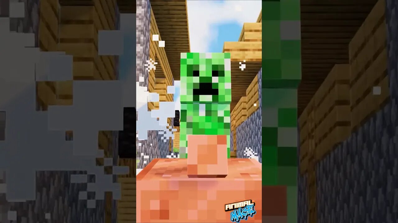 Khaby Lame SAVES Golem in Minecraft #shorts