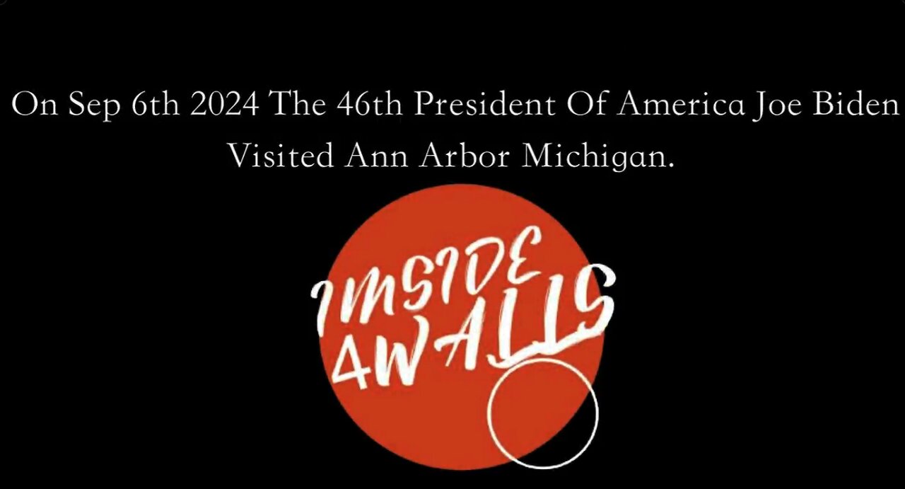 On The Grounds Interviewing While Biden Visits Ann Arbor-BIDEN'S MOTORCADE GREETED BY ANGRY LEFTISTS