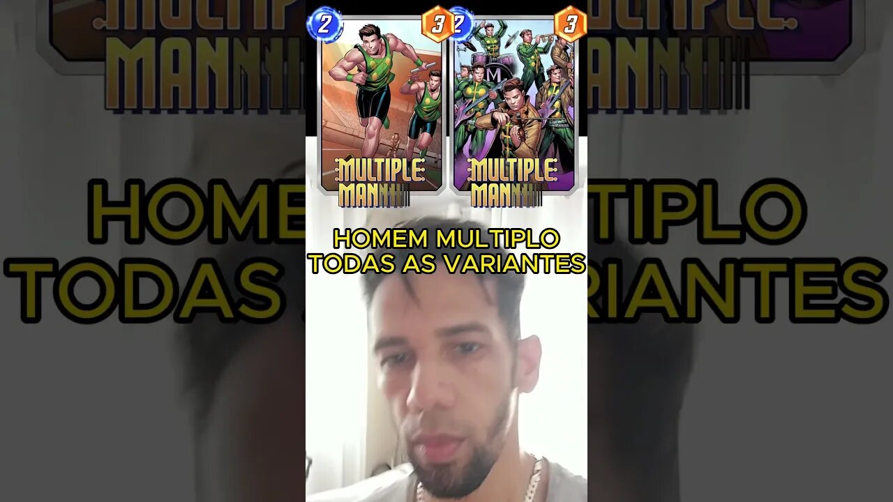 HOMEM MULTIPLOTODAS AS VARIANTES #marvelsnap