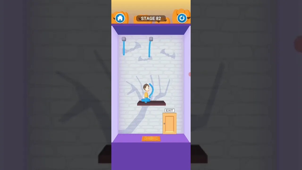 rescue cut rope puzzle 😎 #shorts