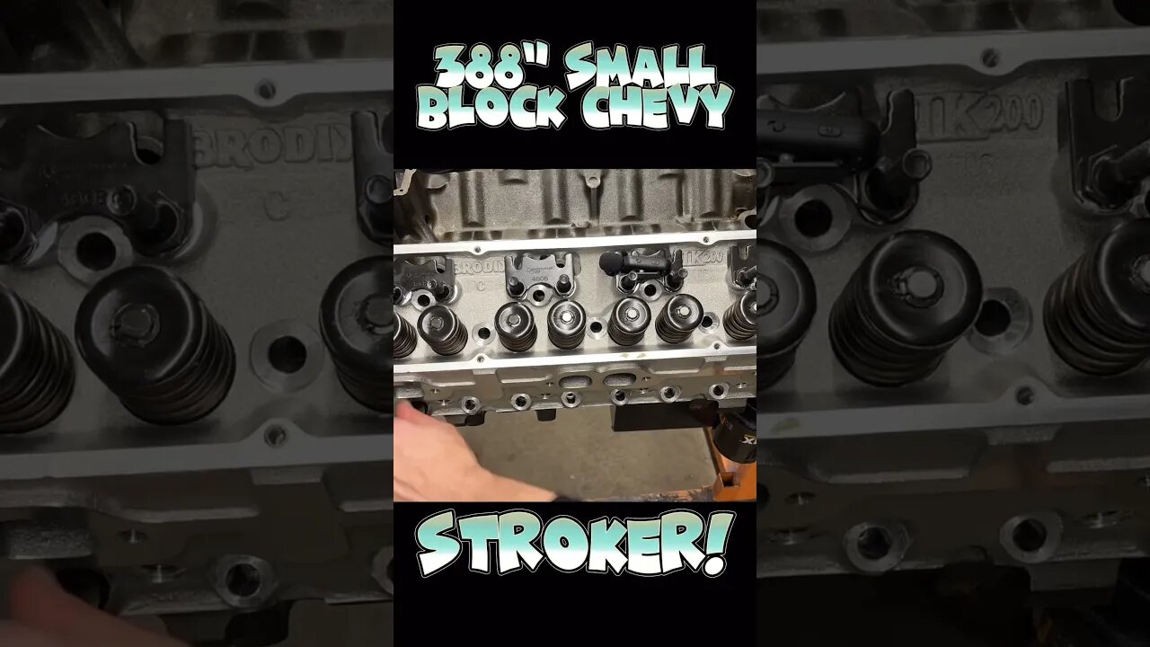 388 Cubic Inch Small Block Chevy with Brodix Heads! #shorts