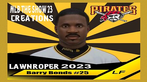 Create Barry Bonds Mlb The Show 23 | V 3.0 Pirates