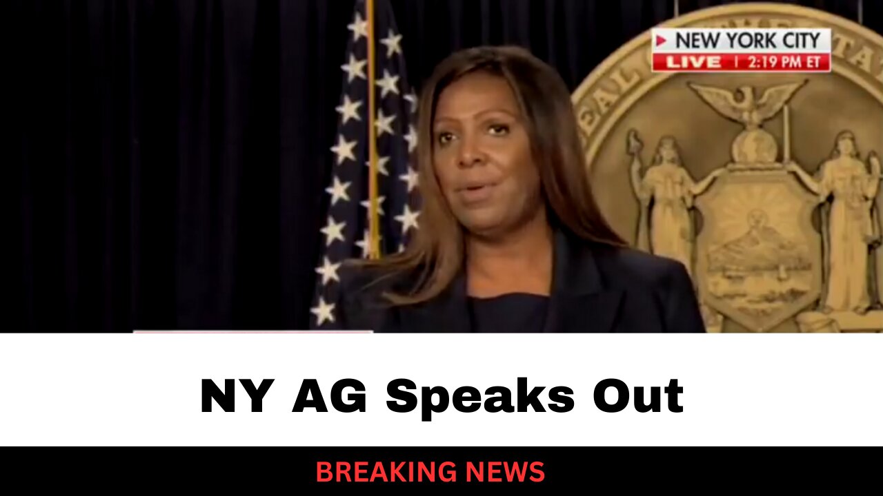 New York AG Breaks Silence On Trump Win