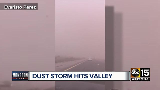 Valley welcomes first dust storm of 2018