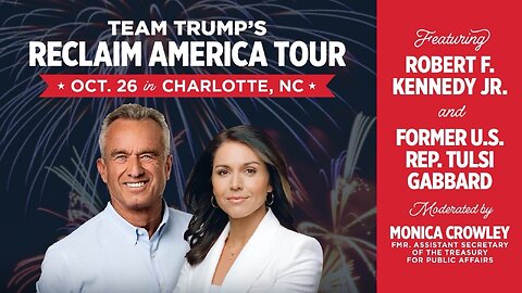 Reclaim America Tour w/ Tulsi Gabbard & RFK Jr. in Charlotte, NC