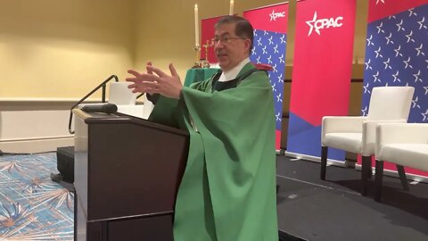My Homily from my morning mass here at #CPAC