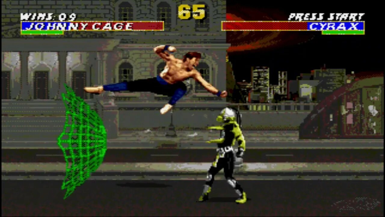Ultimate Mortal Kombat Trilogy (Genesis) - Johnny Cage MKII - Hardest - No Continues