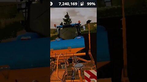 Farming Simulator 22 New Holland Tractor #shorts #viral #fs22