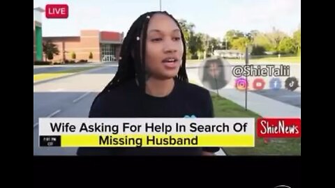 Wife Not Sad Her Husband is Missing