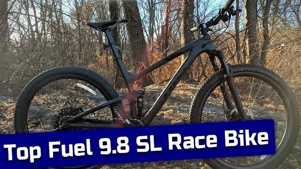 XC MTB Race Bike - Trek Top Fuel 9 8 SL Carbon Mountain Bike Feature Review and Weight