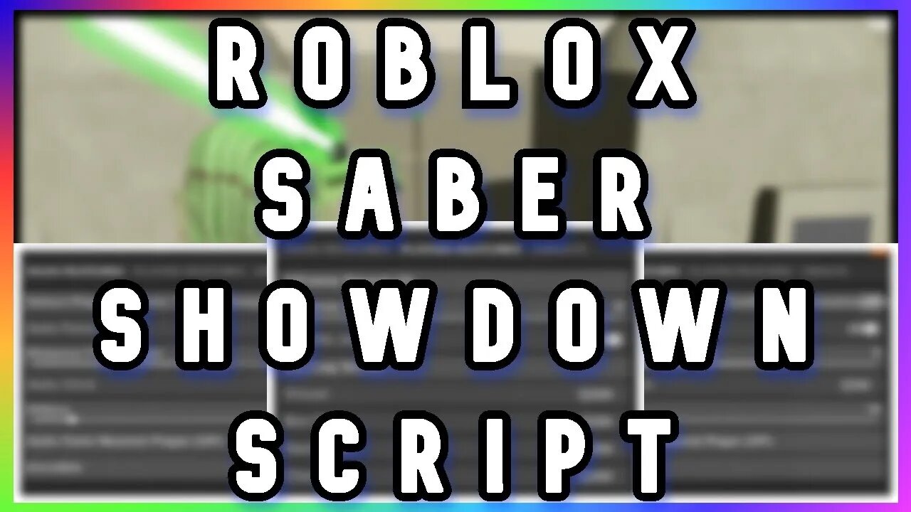 ROBLOX Saber Showdown Script - LOTS OF FEATURES