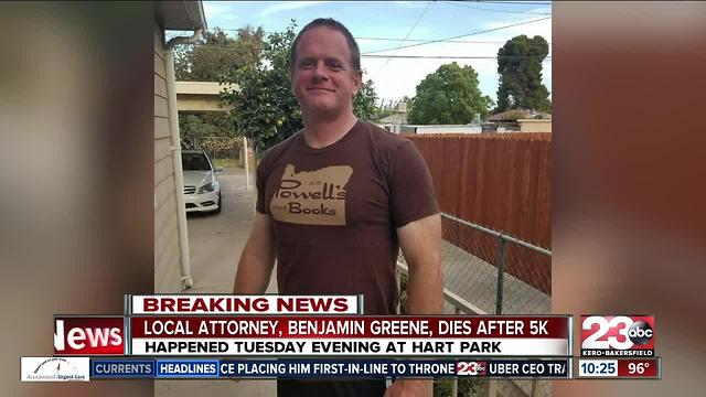 Bakersfield Attorney Benjamin Greene dies after 5k run at Hart Park