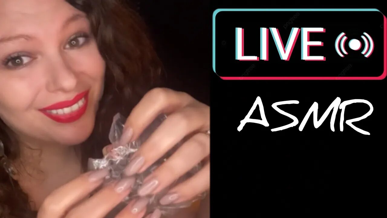 ASMR Live 56 🎆 Fibre Optic Lights, Plucking 🎆 Water Sounds, Mouth Sounds & more 🎆Steffi Nova ASMR