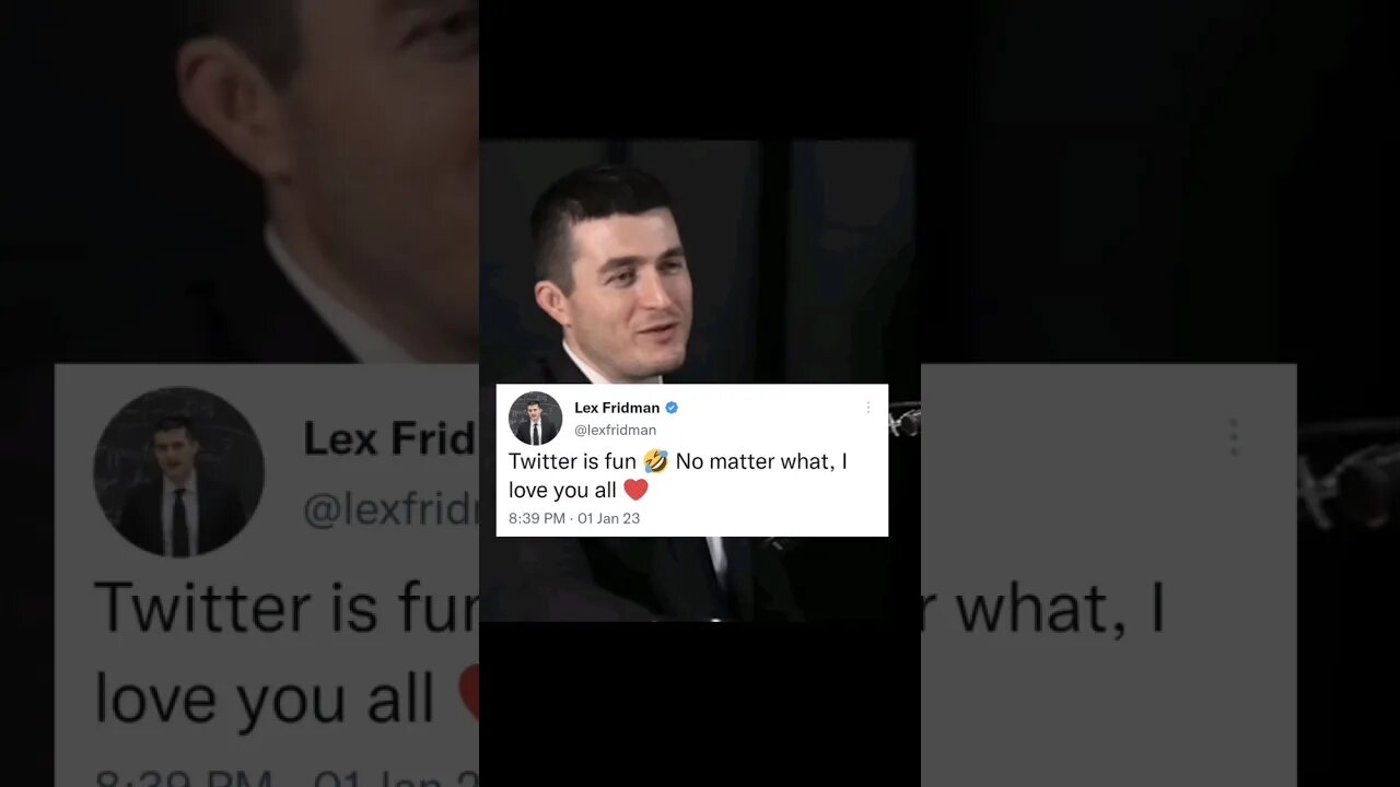 Lex Friedman being basic AF🤣 #nonsense #twitterquotes #zoobox #lexfridman