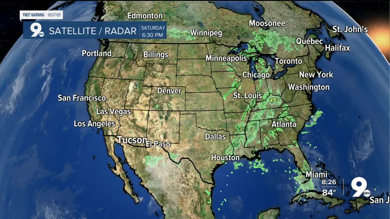 Smoke clears and moisture increases