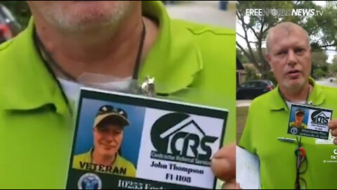 Biden's green shirt vaccine pushing troops confronted