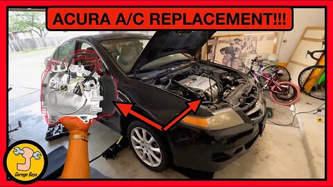 Acura TSX AC Compressor Removal