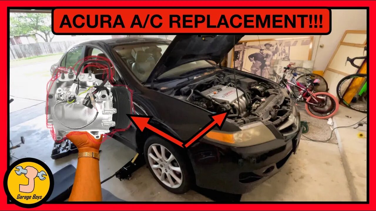 Acura TSX AC Compressor Removal