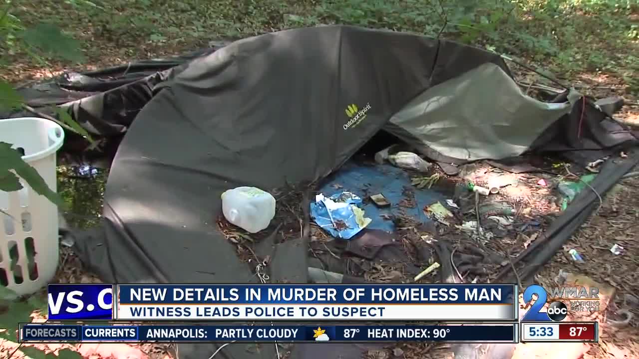 Witness leads police to new details in murder of homeless man in Glen Burnie