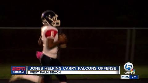BJ Jones Leading Soaring Falcons