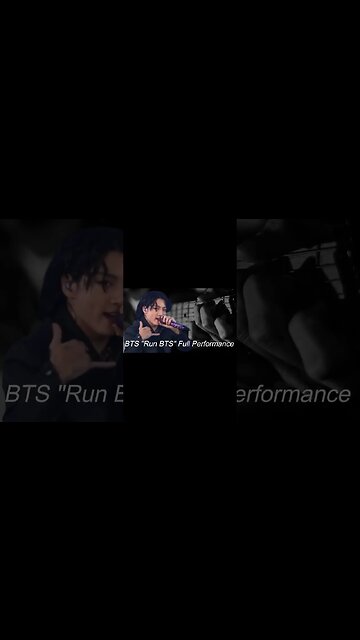 BTS RUN BTS FULL PERFORMANCE VOCALS MUSIC