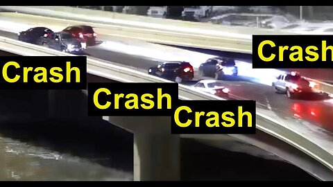 I-494 glaze ice pile-up (caught on camera)