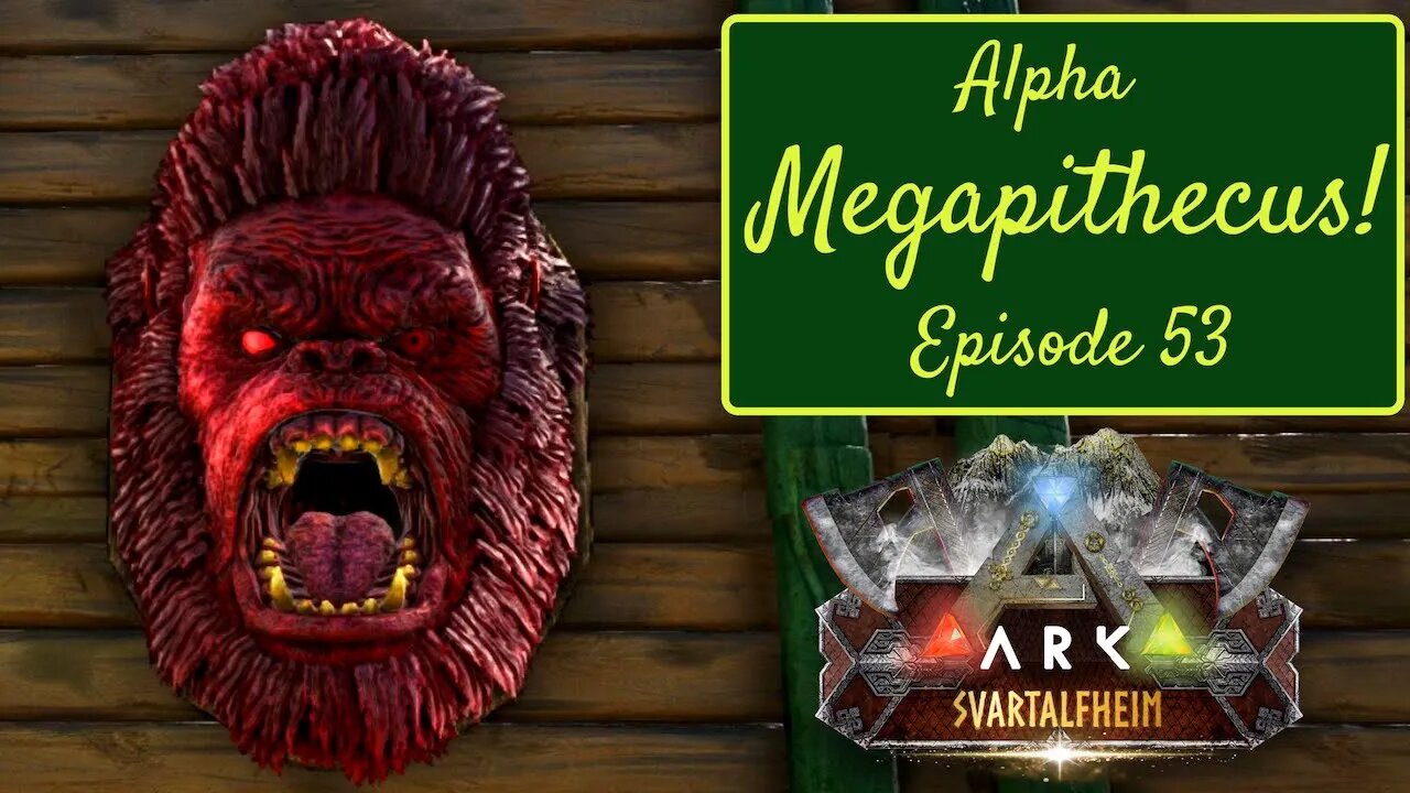 Svartalfheim; Alpha Megapithecus Battle! (bonus round with the Alpha Broodmother)- ARK - Episode 53