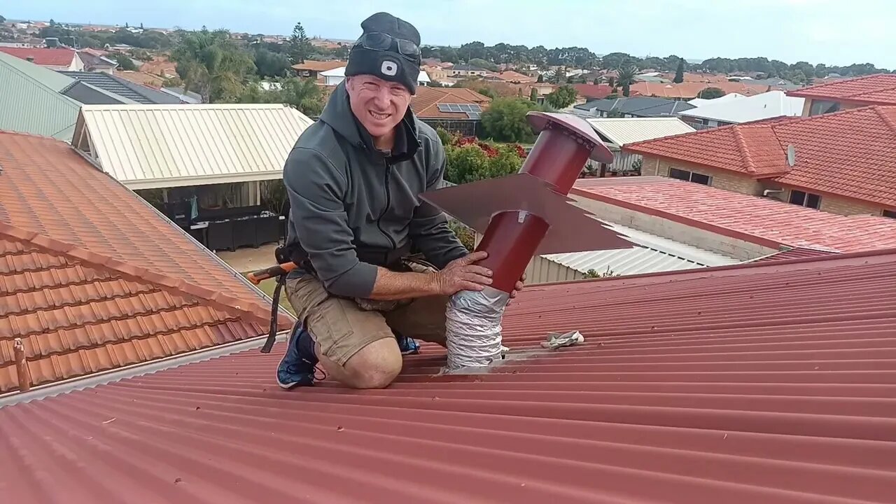 How to replace your damaged flue to a metal roof.