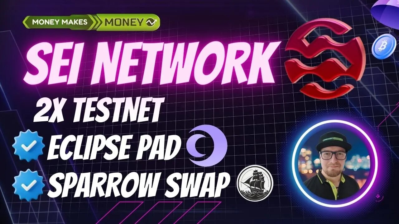✅ SEI Network UPDATE - 2 TESTNETy - SparrowSWAP + Eclipse Pad