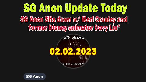 SG Anon Update Today Feb 2: SG Anon Sits down w/ Meri Crouley and former Disney animator Davy Liu"