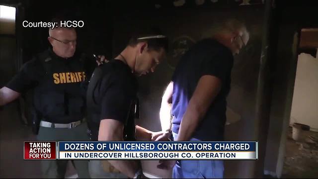 Hillsborough Co. Sheriff's Office cracks down on unlicensed contractors following Hurricane Irma