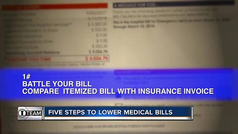 Five steps to lower cost of medical bills