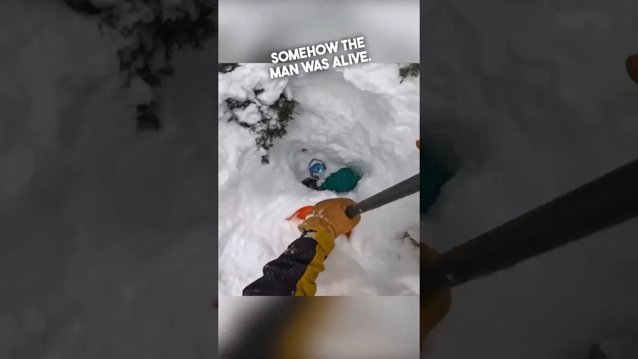 Guy Saves Snowboarders Life! ❤️