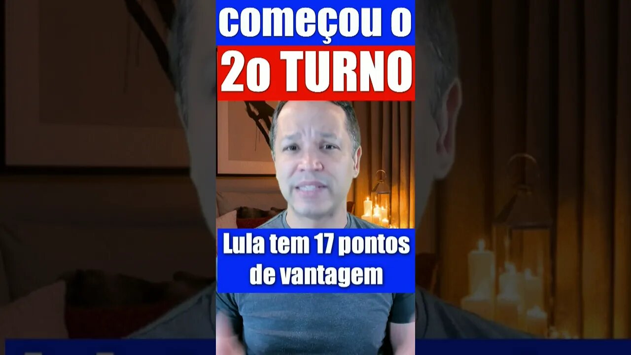 segundo turno: Lula tem 17 pontos de vantagem