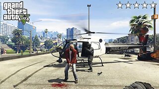 GTA 6 - Michael’s FIVE STAR COP BATTLE (GTA V Funny Moments)