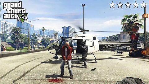 GTA 6 - Michael’s FIVE STAR COP BATTLE (GTA V Funny Moments)