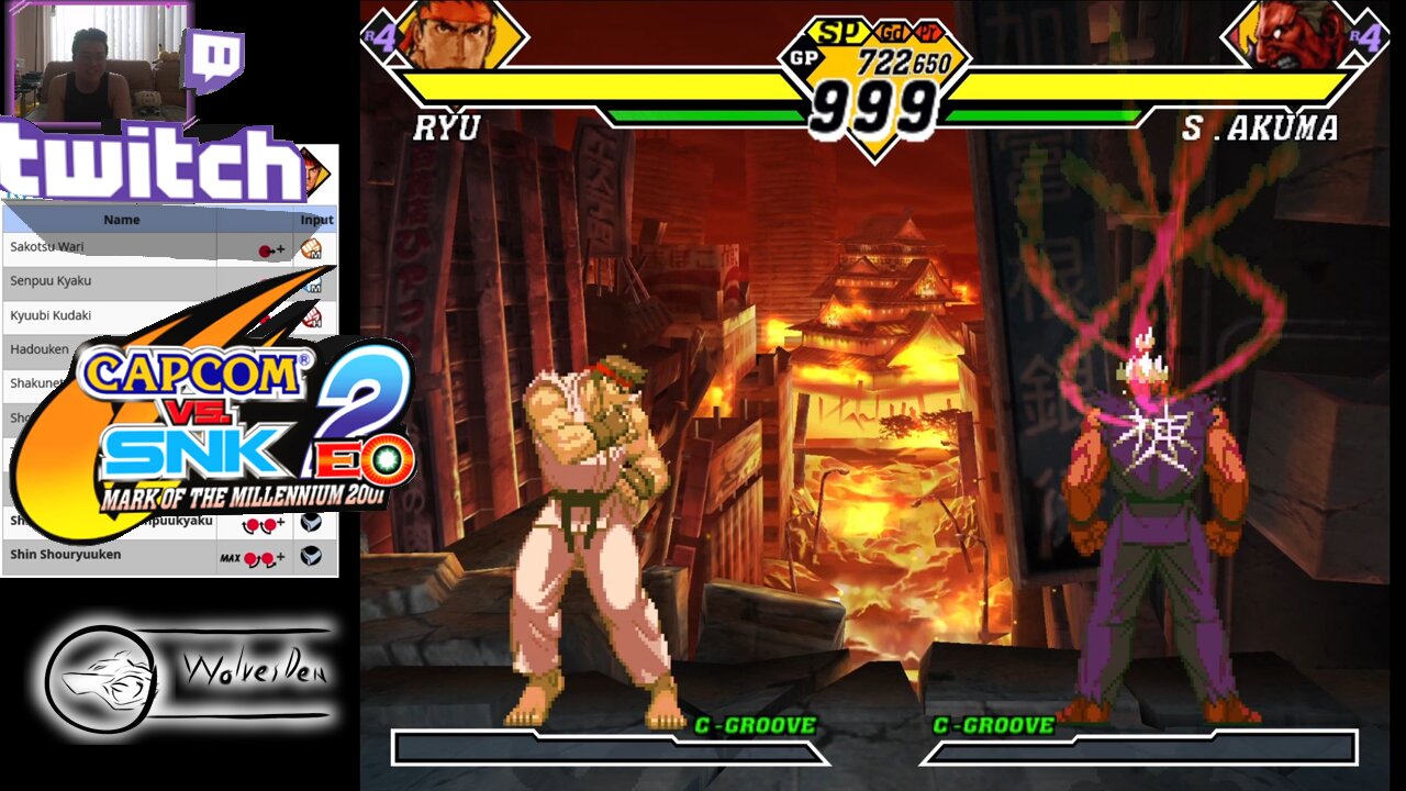 (GC) Capcom Vs. SNK 2 EO - 05 - Ryu - Ratio mode - Level 8...Shin Akuma