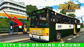 City BUS driving around in POLAND | Euro Truck Simulator 2 Gameplay