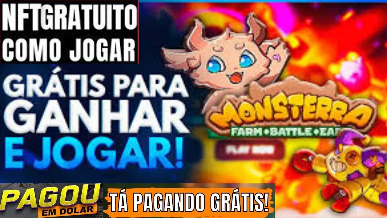 JOGO NFT GRÁTIS MONSTERRA / ENSINANDO A CHEGAR NO NÍVEL 11