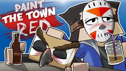 PAINT THE TOWN RED - BIKER BAR BRAWL!!! (Co-op With Vanoss) Delirious' Perspective!