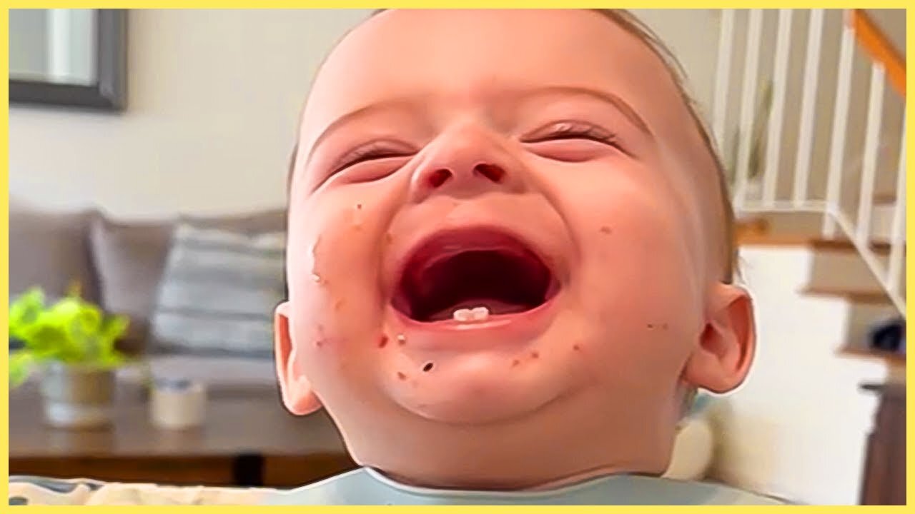 Cute And Funny Baby Laughing Hysterically 🤣🤣🤣