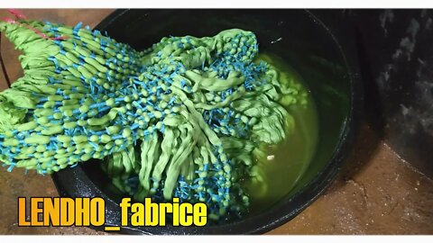 How to dye the woven thread material #viral #tutorial